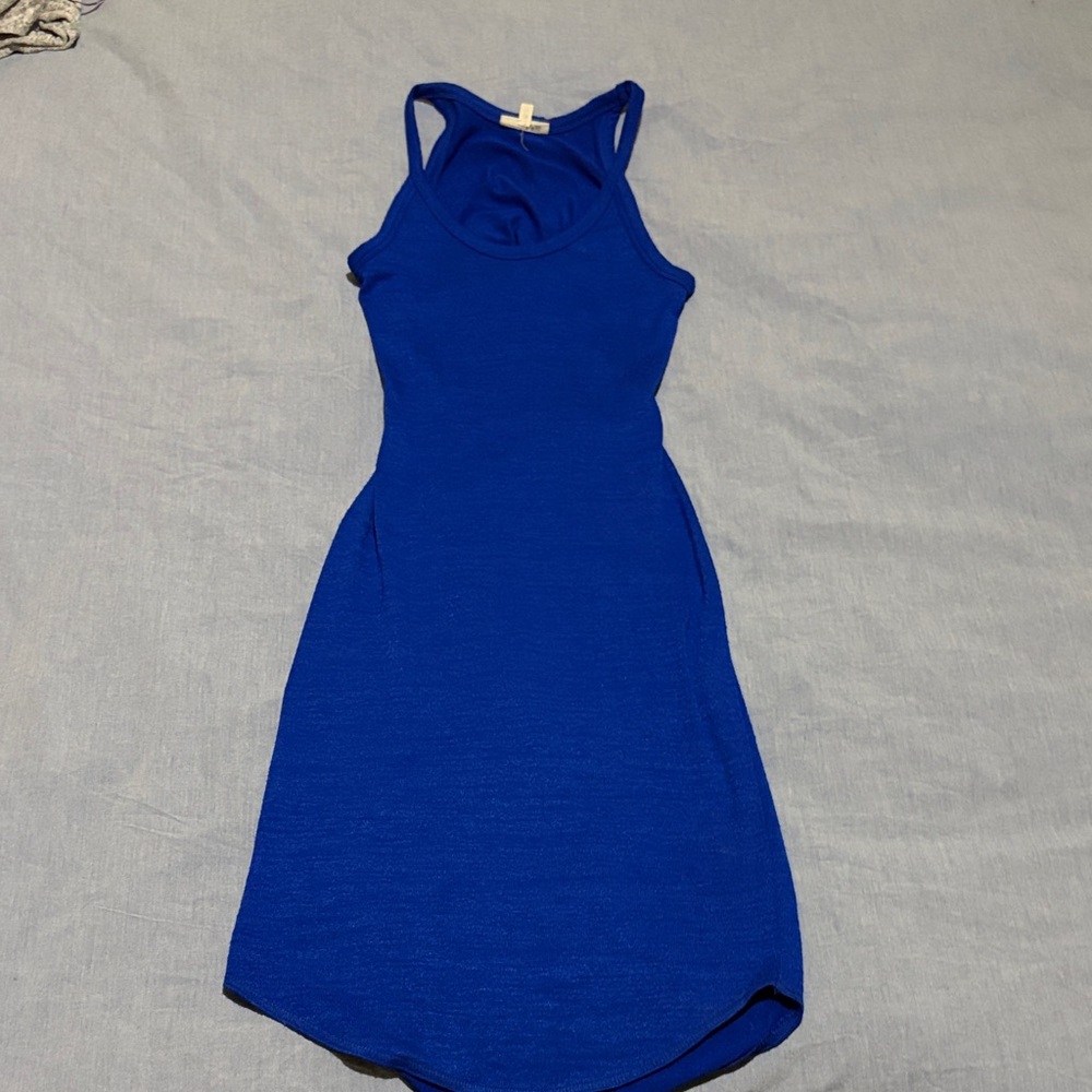 Blue Sleeveless Dress